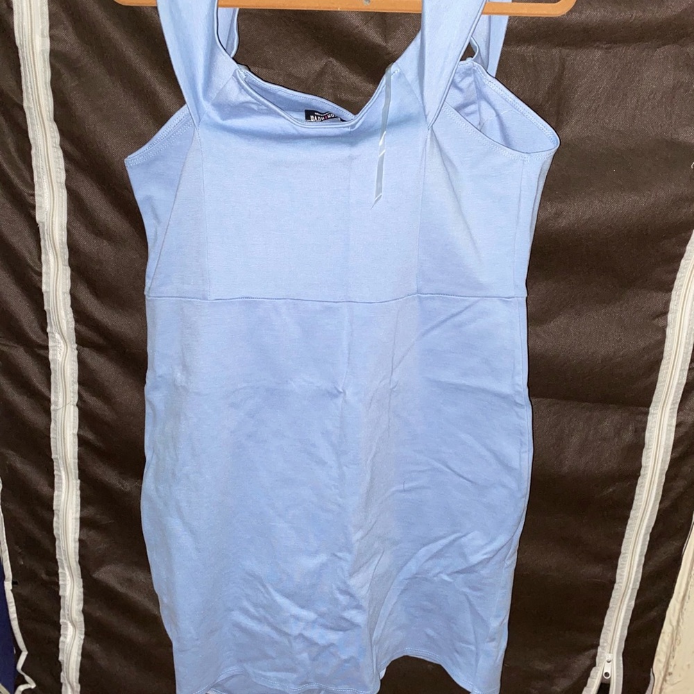 Blue party dress